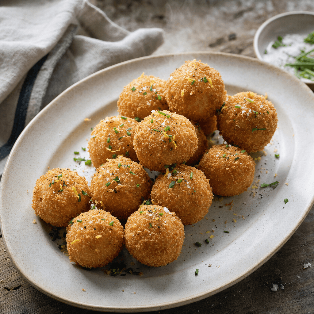 Cromesquis de pommes de terre à la moelle de bœuf