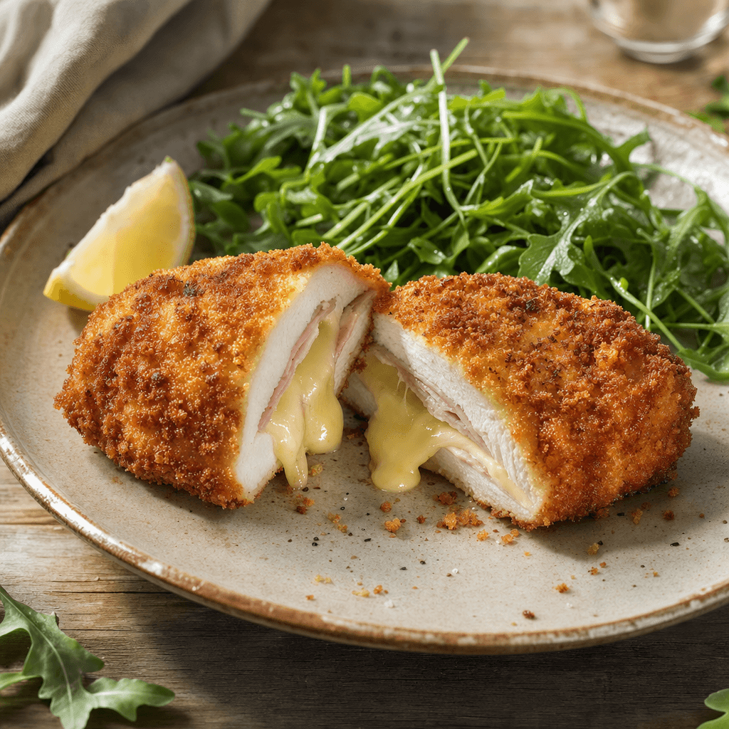 Cordon-bleu de poulet au Comté