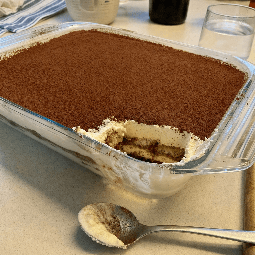 Tiramisu classique italien au mascarpone