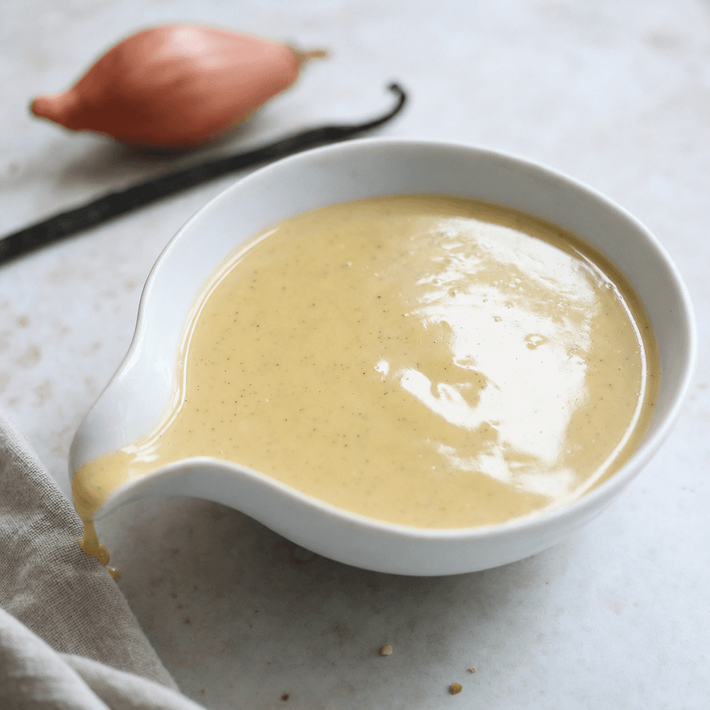 Sauce vanille classique pour poisson