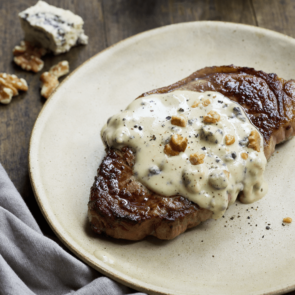 Sauce au Roquefort classique pour viande rouge
